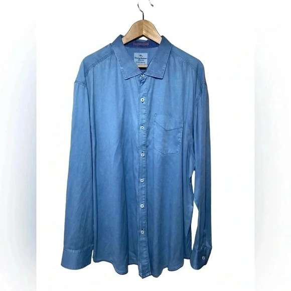 Tommy Bahama Still Twillin' Long Sleeve Button up Shirt - Picture 2 of 16